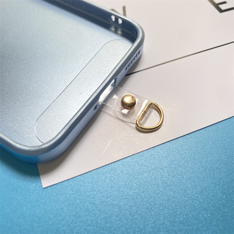 Factory spot mobile phone lanyard patch transparent gasket mobile phone chain clip mobile phone case lanyard clip accessories