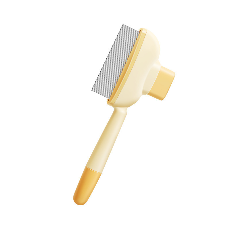 Pet Comb Cat Comb Dog to Floating Hair Artifact Cat Comb Self-cleaning Comb Comb One-key Press Comb