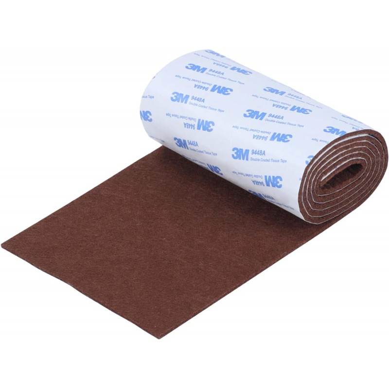 Коврик для мебели из войлока, нескользящий, самоклеящийся, резной войлочный скотч, коричневый, тяжелая войлочная лента для защиты