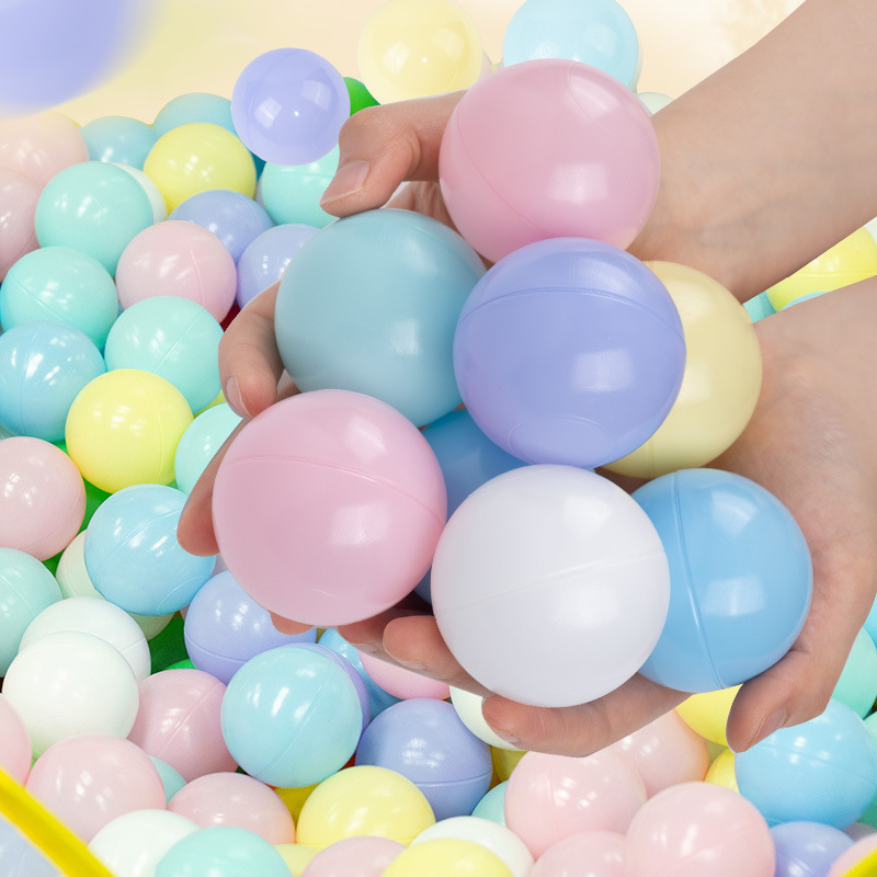 Marine Ball Thickened Macaron Multi-color Children's Household Baby Bite Indoor Ball Pool Children's Playground