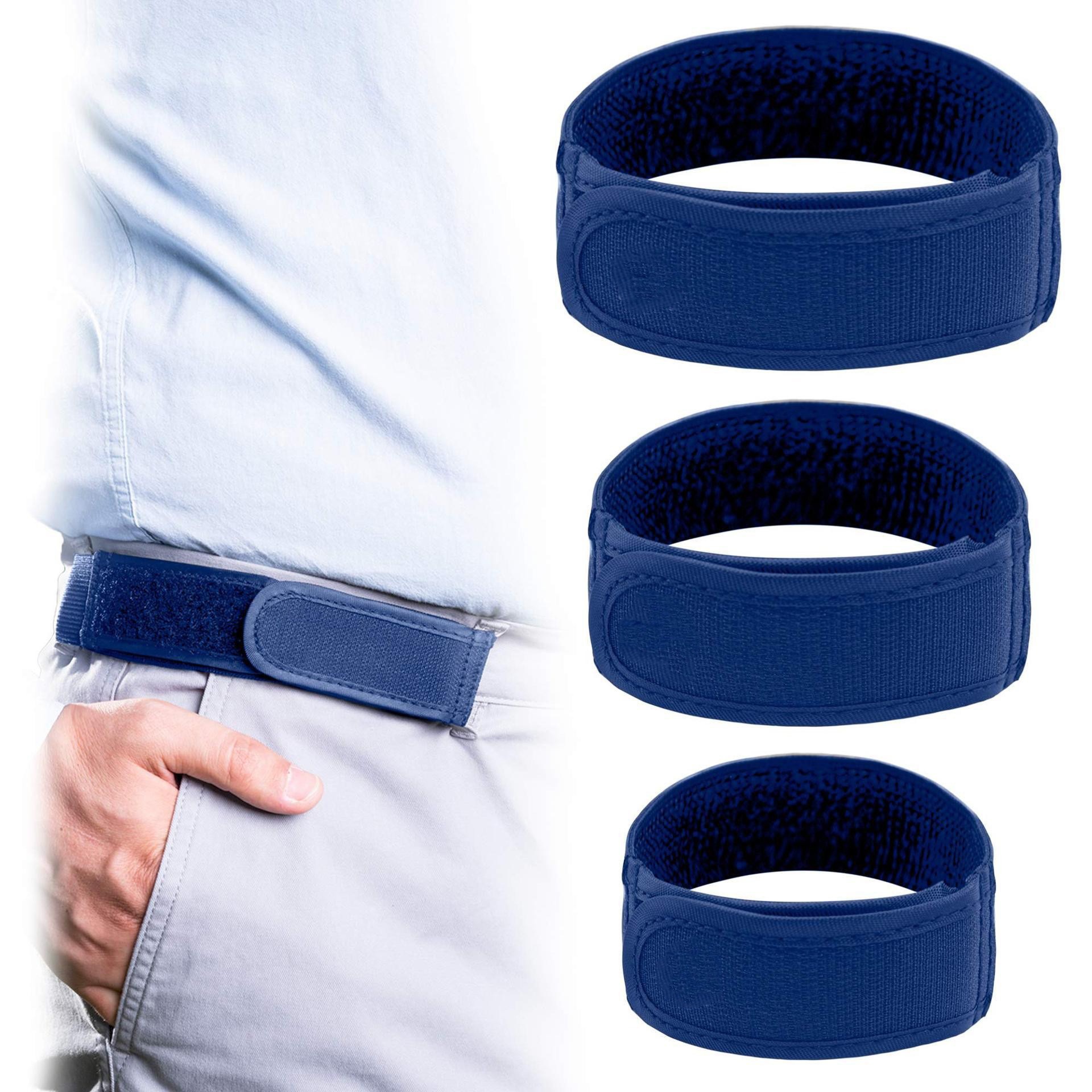 Leisure Lazy Belt Elastic Belt Velcro Single Side Non-Buckle Nylon Belt Convenient Sticker Cross-border Outdoor