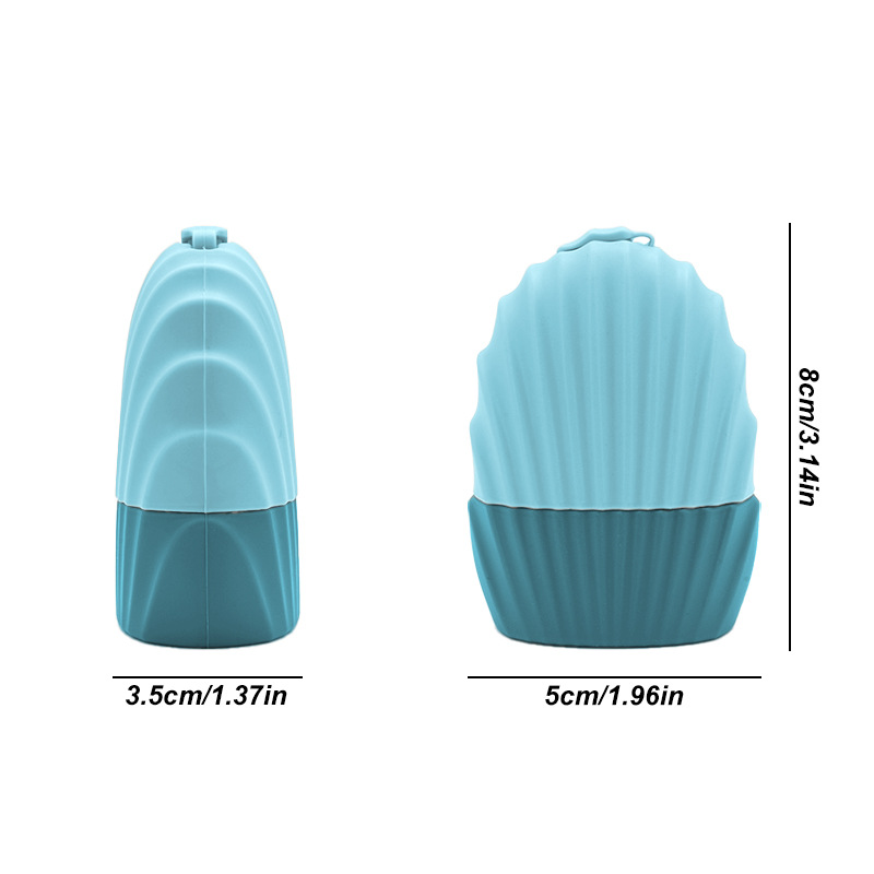 Cross-border explosion silicone beauty ice cream beauty makeup tool shell face ice cream eye massage face soothing ice mold