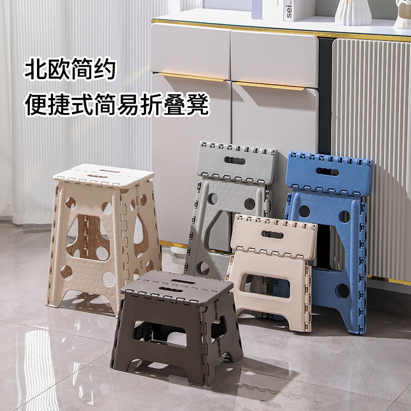 Складной табурет, рыболовный стул, портативный, для кемпинга, пластиковая складная маленькая скамейка, оптовая продажа