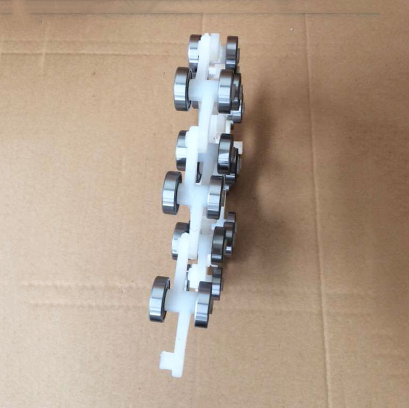 Suitable for Schindler Escalator Return Chain 17-Section Single and Double Fork Handrail with Return Chain Pulley Group Elevator Parts