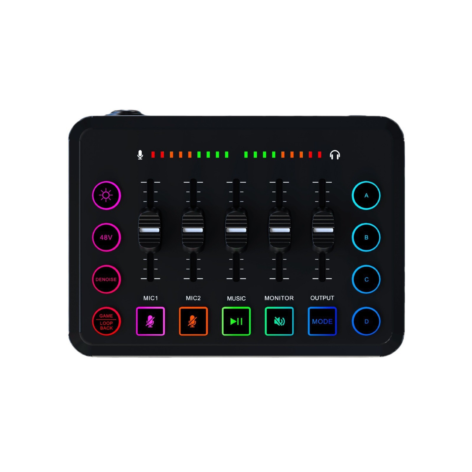 F9 cross-border live broadcast sound card dedicated singing 48V sound card equipment mobile phone karaoke recording computer podcasting anchor