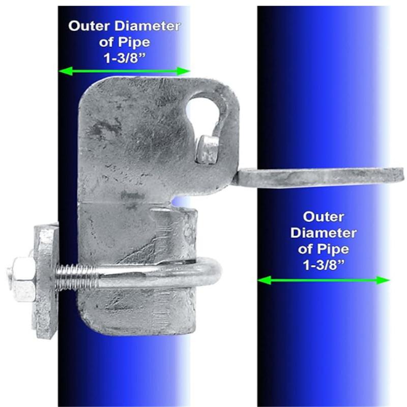 1-3/ 8inch Fence Kennel Gate Latch Butterfly Lock for Hot-Dip Galvanized Dog Cage Accessories Wholesale