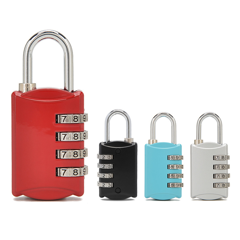 Замок для путешествий с кодом, спортивный рюкзак, чемодан, четырехзначный замок, европейский стандарт, цинковый сплав