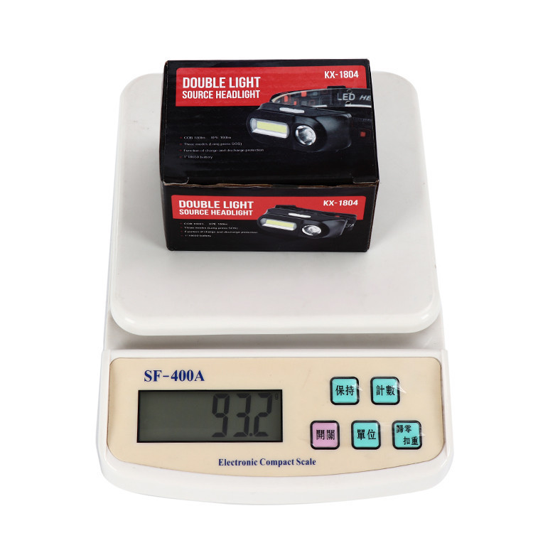 Multi-function USB interface charging headlight COB outdoor emergency headlight 18650 battery fishing light