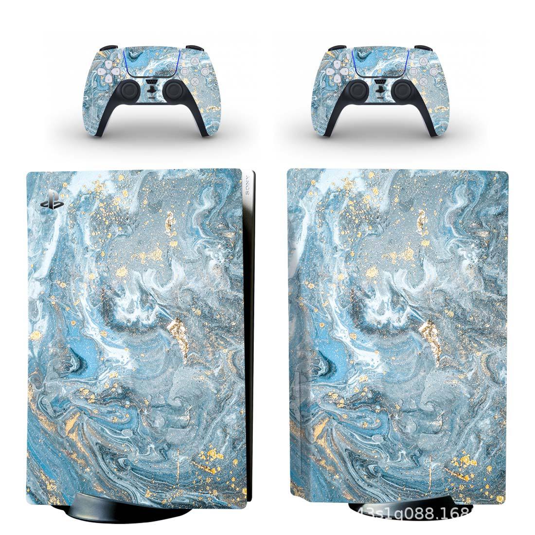 Ps5 Stickers Game Console Stickers with Optical Drive Hot Selling Foreign Trade Supports One Piece to Make Pictures