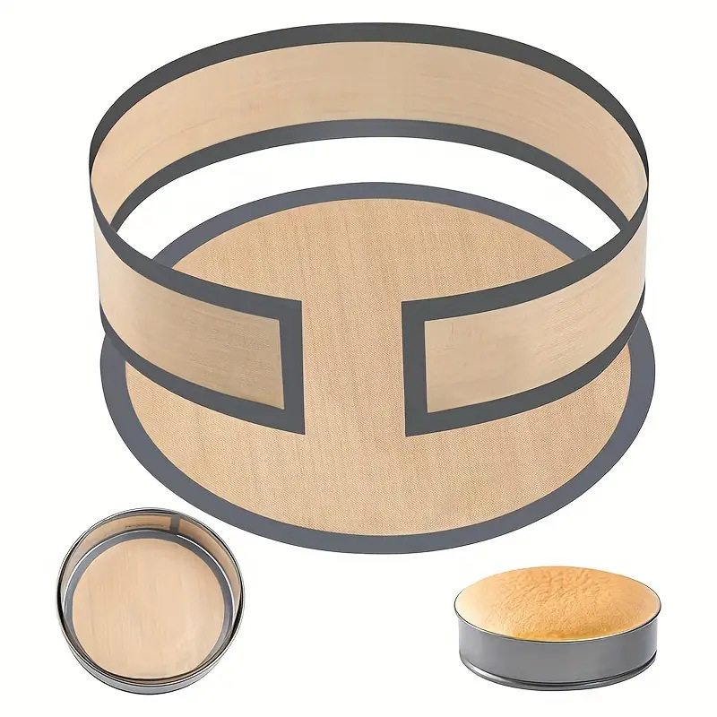 Fcm Certified Springfor Long Silicone Baking Mat for Frying Pans, Kitchen Frying Pan Mat, Spring Baking Tray Baking Mat