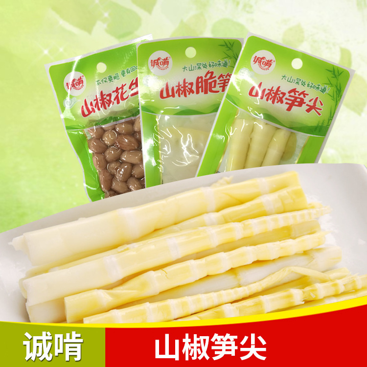 Оптовая продажа сладких перцев бамбуковых побегов вкусные маринованные перцы бамбука сладкий перец арахис закуски