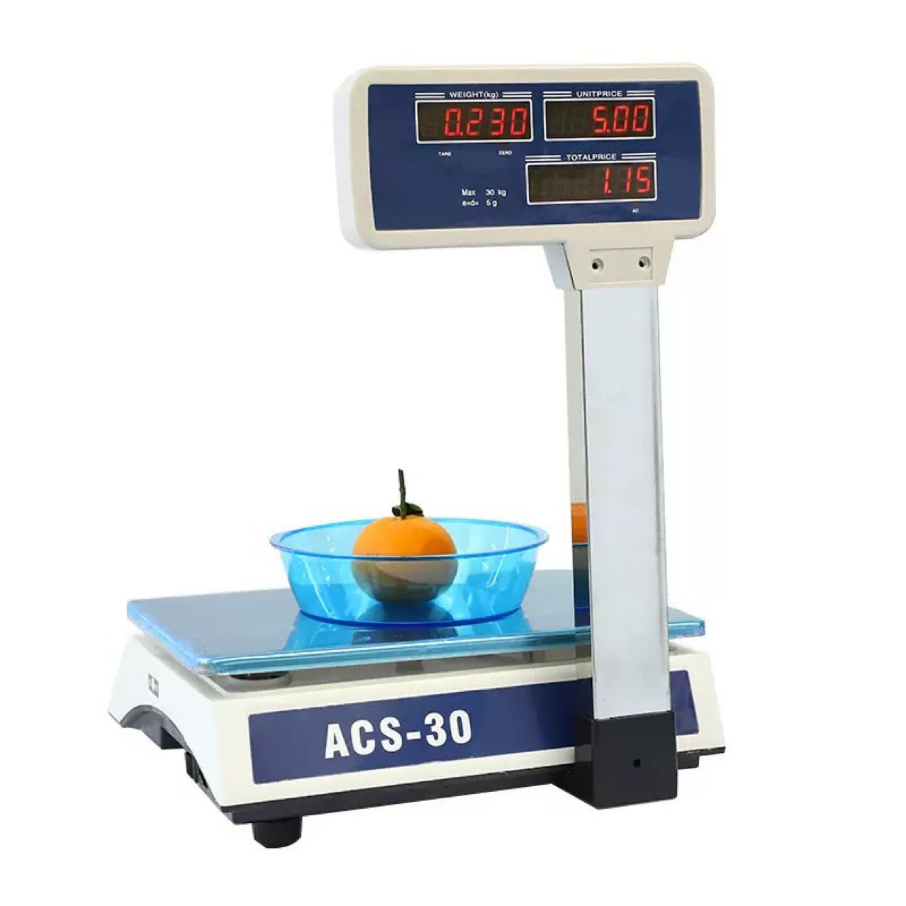 Foreign trade export English version of electronic scale electronic pricing scale with rod vertical arm electronic scale 30kg/40kg electronic scale