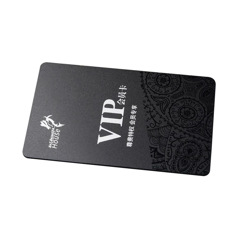 High-End Pvc Membership Card Coated Scratch Card Magnetic Stripe Chip Vip Card Plastic Waterproof Support Logo Printing