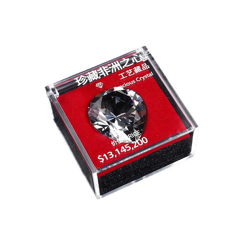 Game Peripheral Heart Action Model Crystal Upgrade Model Ornament Delta Gift African Heart Texture