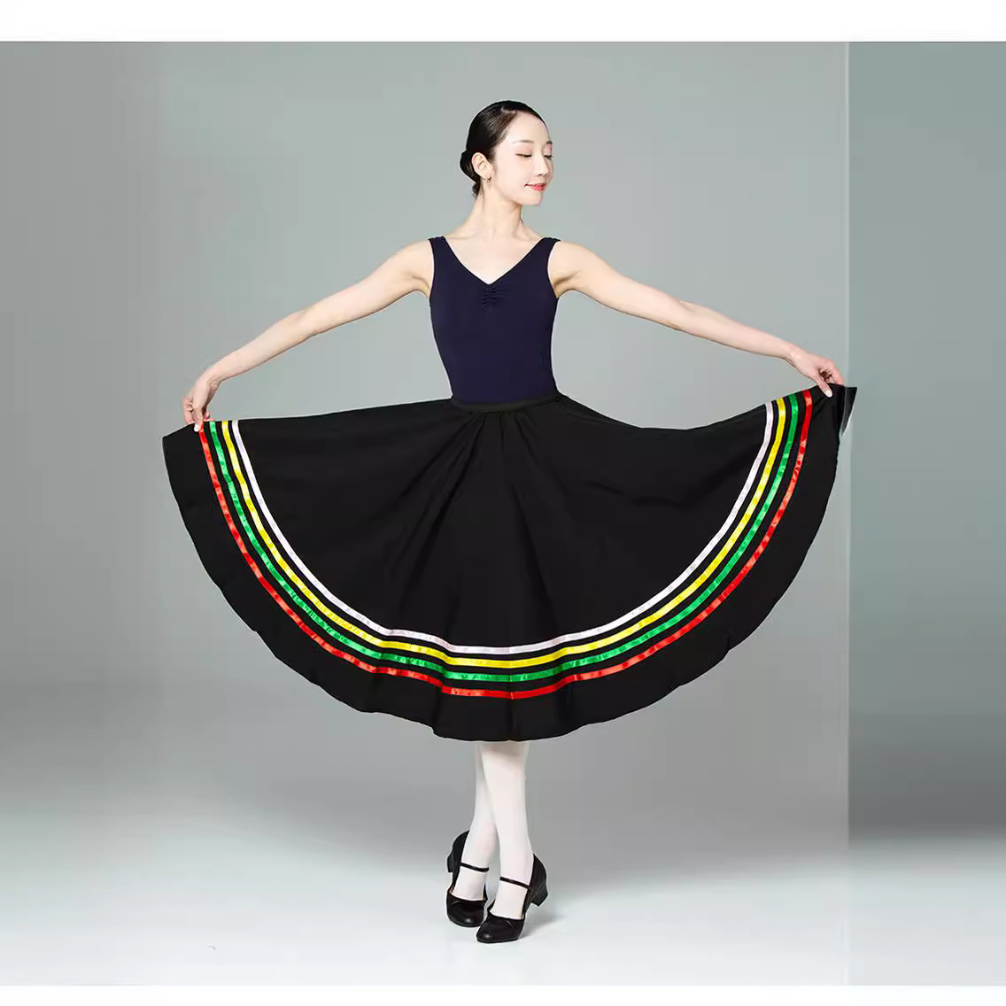 Chen Ting Adult and Children's British Royal Ballet Folk Dance Examination Skirt Character Dance Skirt Large Swing Skirt