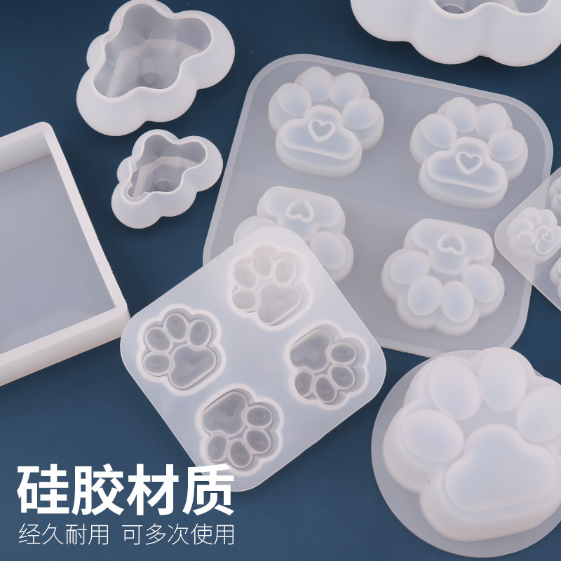 Jelly wax kneading music full set of mold decompression diy cat claw Sanrio silicone mold fire paint seal net red