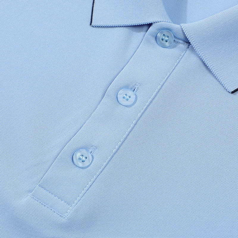 Factory Wholesale Color-Blocked Lapel Polo Advertising Shirts Custom Short-Sleeved High-End Breathable Men's and Women's Business Workwear with Printing