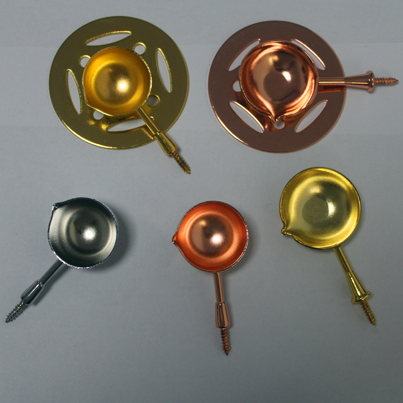 Stamping processing fire paint spoon hollow round fire paint furnace metal parts seal small furnace hardware parts