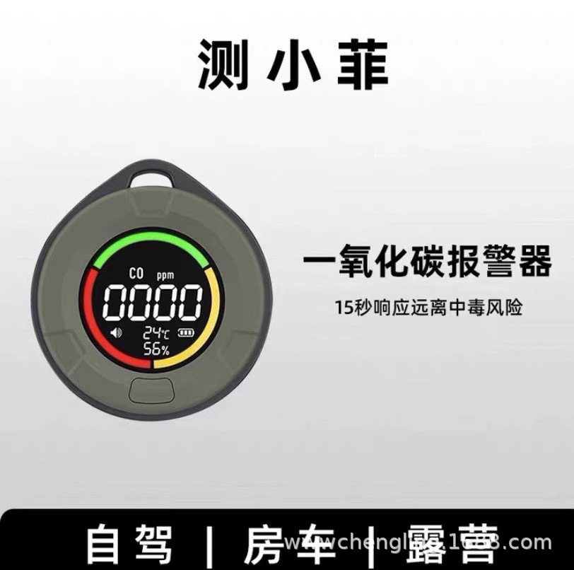 Measuring small phenanthrene carbon monoxide detector outdoor camping tent saloon car portable soot heating concentration detector