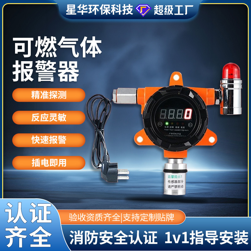 Независимый тип сигнализации горючих газов, промышленный стационарный взрывозащищенный газовый детектор, сигнализация газов