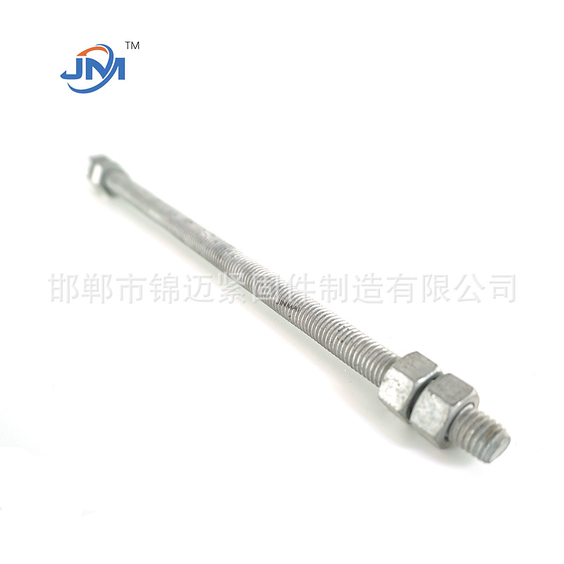 Factory Direct Sales of High-Quality Hot-Dip Galvanized Single-Head and Double-Head Bolts, Processing and Customization of Various Specifications