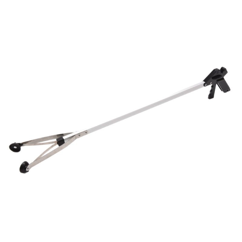 90CM Thickened Aluminum Alloy Straight Rod Garbage Clip Picker Cleaning Sanitation Fire Piers Pick Up Sanitary Clip Tool