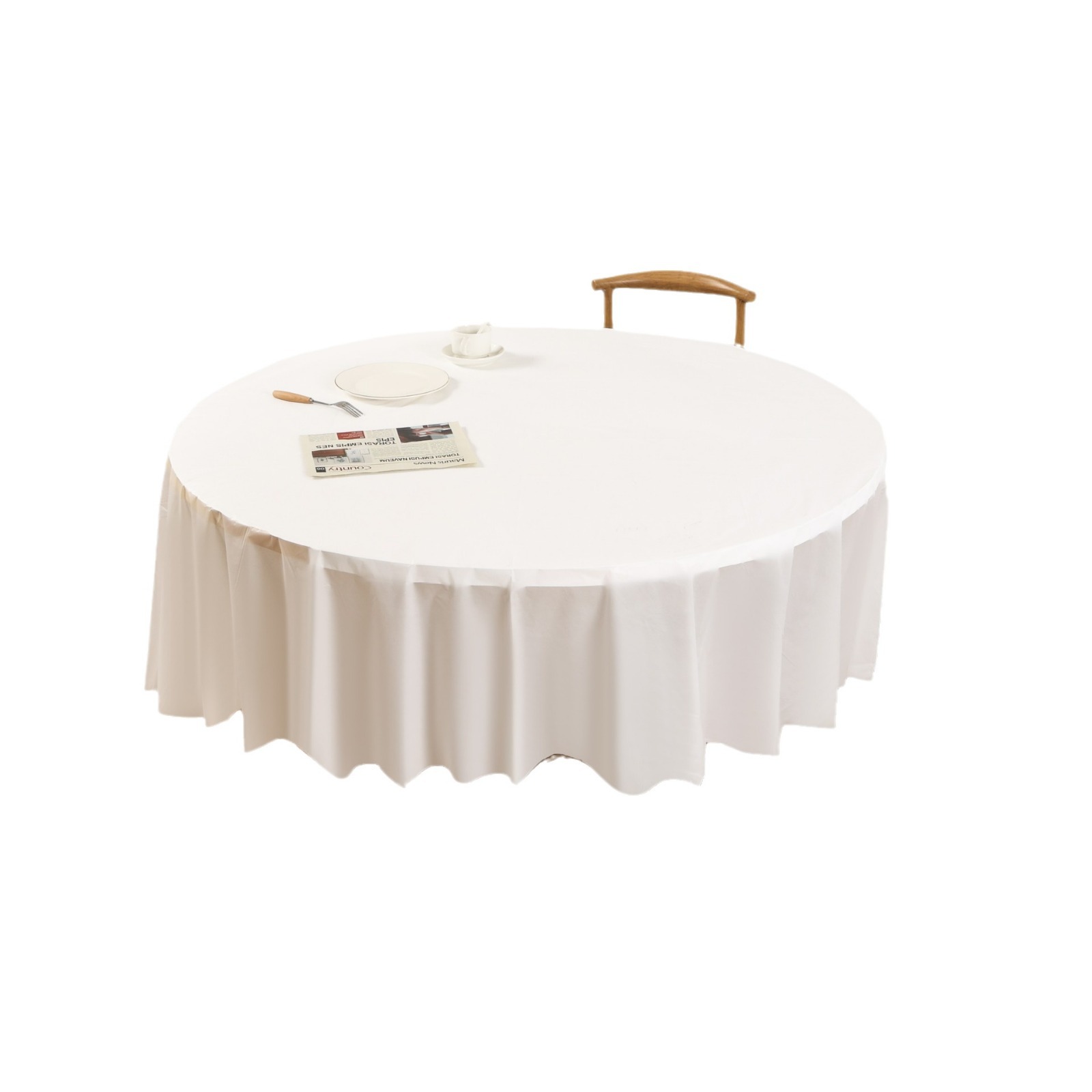 Wholesale disposable tablecloth solid color multicolor optional round (84in)peva plastic tablecloth tablecloth