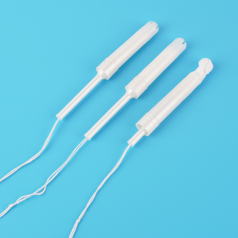 Manufacturer Tampon Catheter Type Private Parts Applicator Sanitary Napkin Gauze Tube Gynecological Female Care Cotton Swab Wholesale