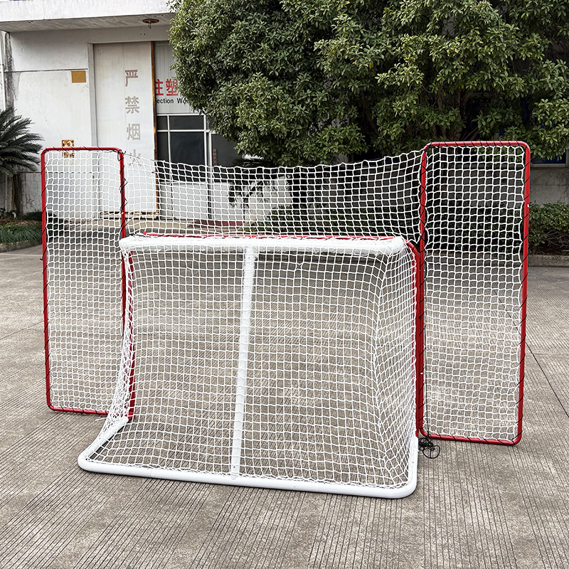 72inch Standard Ice Hockey Goal, Assembled Square Goal, Hockey Roller Skating Ball Training, High Hardness Carbon Steel, Foldable