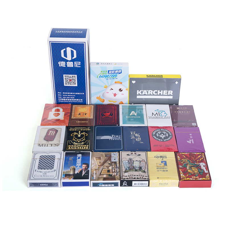 Printing advertising playing cards custom logo promotional poker cards casual playing cards manufacturers card games cards