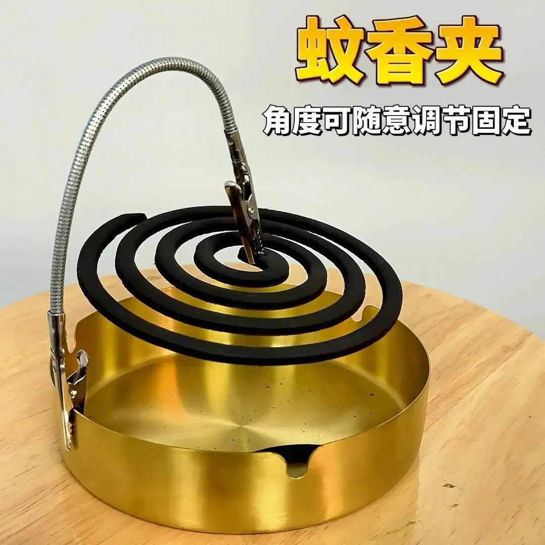 Двухголовая подставка для москитных благовоний, клипса для благовоний, нержавеющая сталь, магическая зажимная подставка
