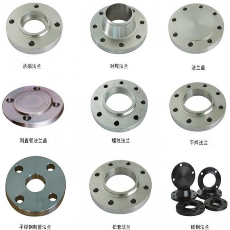 Carbon Steel Welded Flange Plate Flat Welding Flange Plate with Neck Butt Welding 304 Stainless Steel 316L Blind Plate Flange Cover