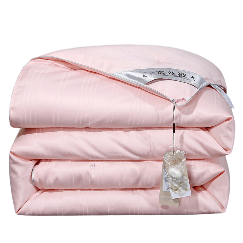 Handmade Silk Quilt, High-End Mulberry Silk Spring & Fall Quilt, High-End Thickeneded Winter Quilt, Mother-In-Law Quilt, Four-Season Universal Cotton Quilt Core