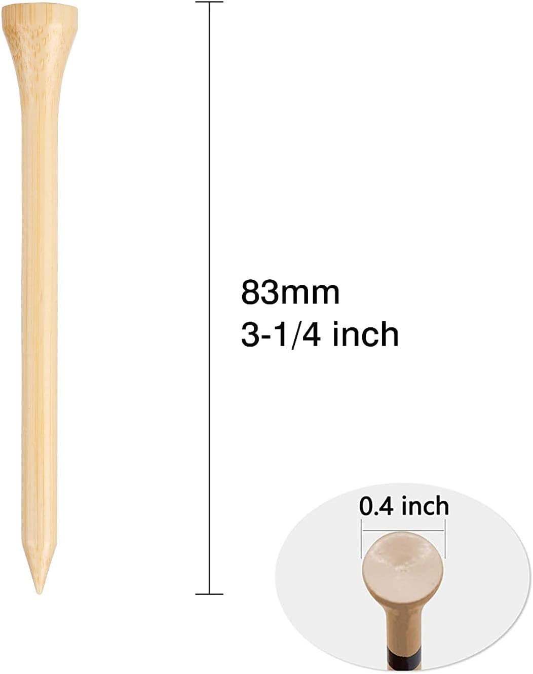 Golf Bamboo Nails 42mm 54mm 70mm 83mm Golf Original Bamboo Nails Golf Nails