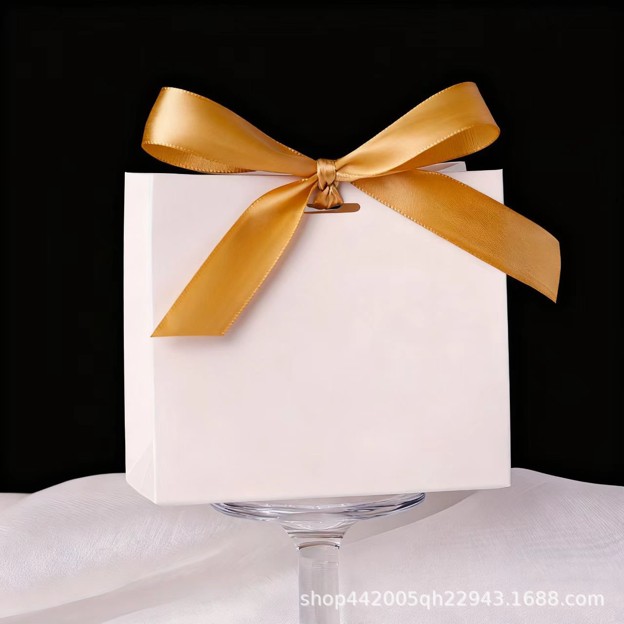 Cross-Border Blank Cardboard Wedding Candy Box Birthday Party Blank Cardboard Small Gift Return Gift Bag