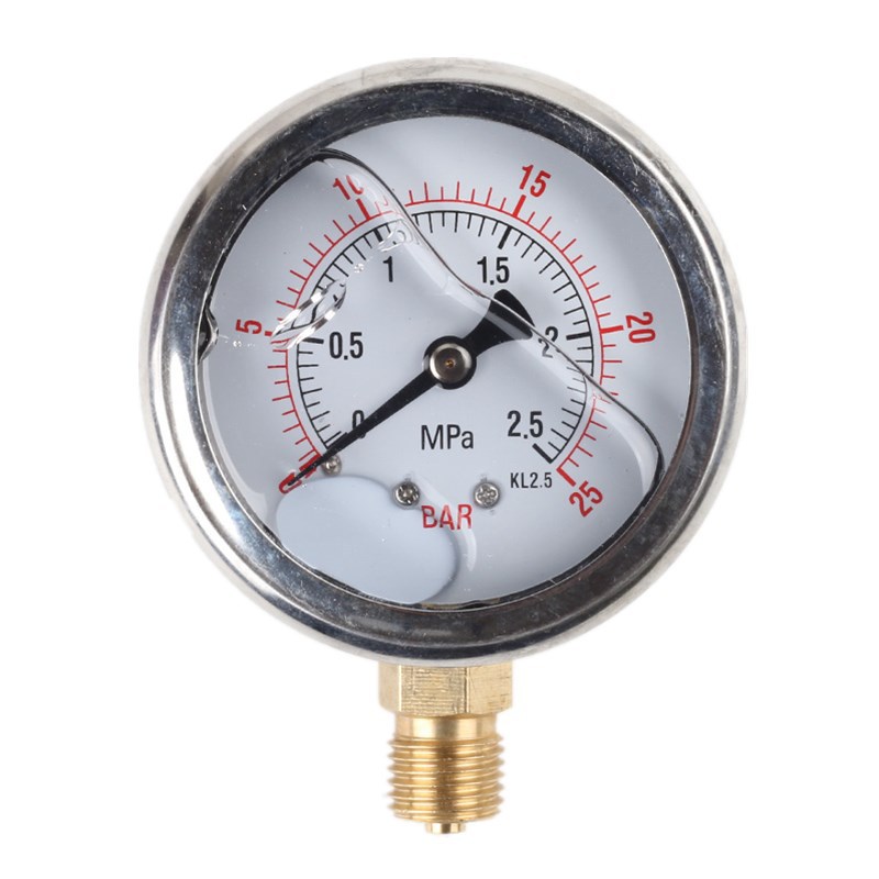 Y50 0-1.2MPA axial Plastic Pressure gauge air compressor air pump Otus accessories factory direct wholesale