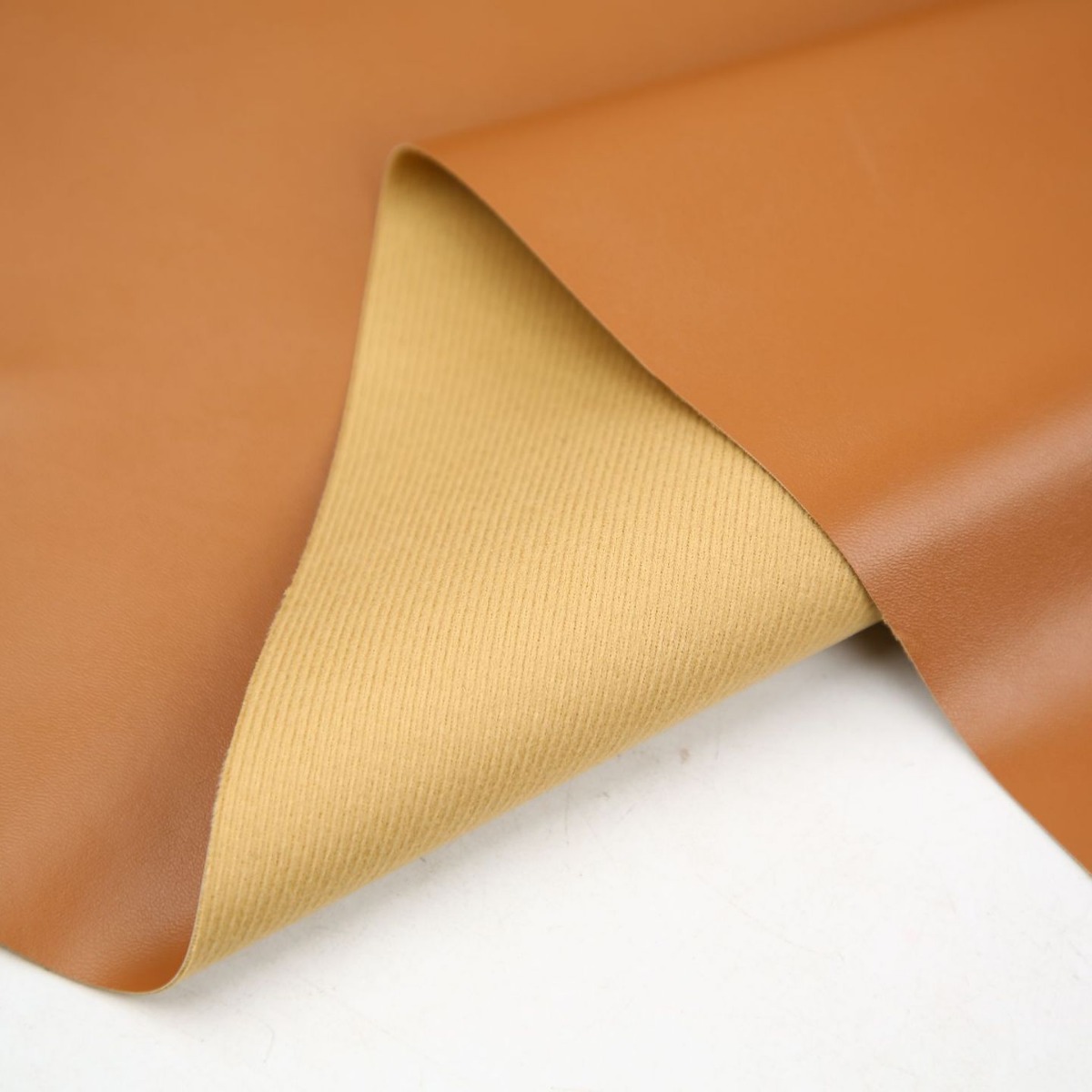 Lychee Fine-Grained Leather Material Simulated Nappa Genuine Leather 0.6mm Environmentally Friendly Synthetic Leather Fur Bottom Luggage Bag Sofa Soft Leather