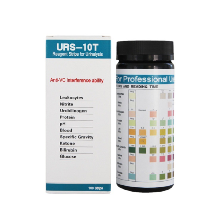Wancheng Biotech Urs-10T White Blood Cell Nitrite and Other Cross-Border Urine Analysis Test Strips for Home Self-Test Clinics