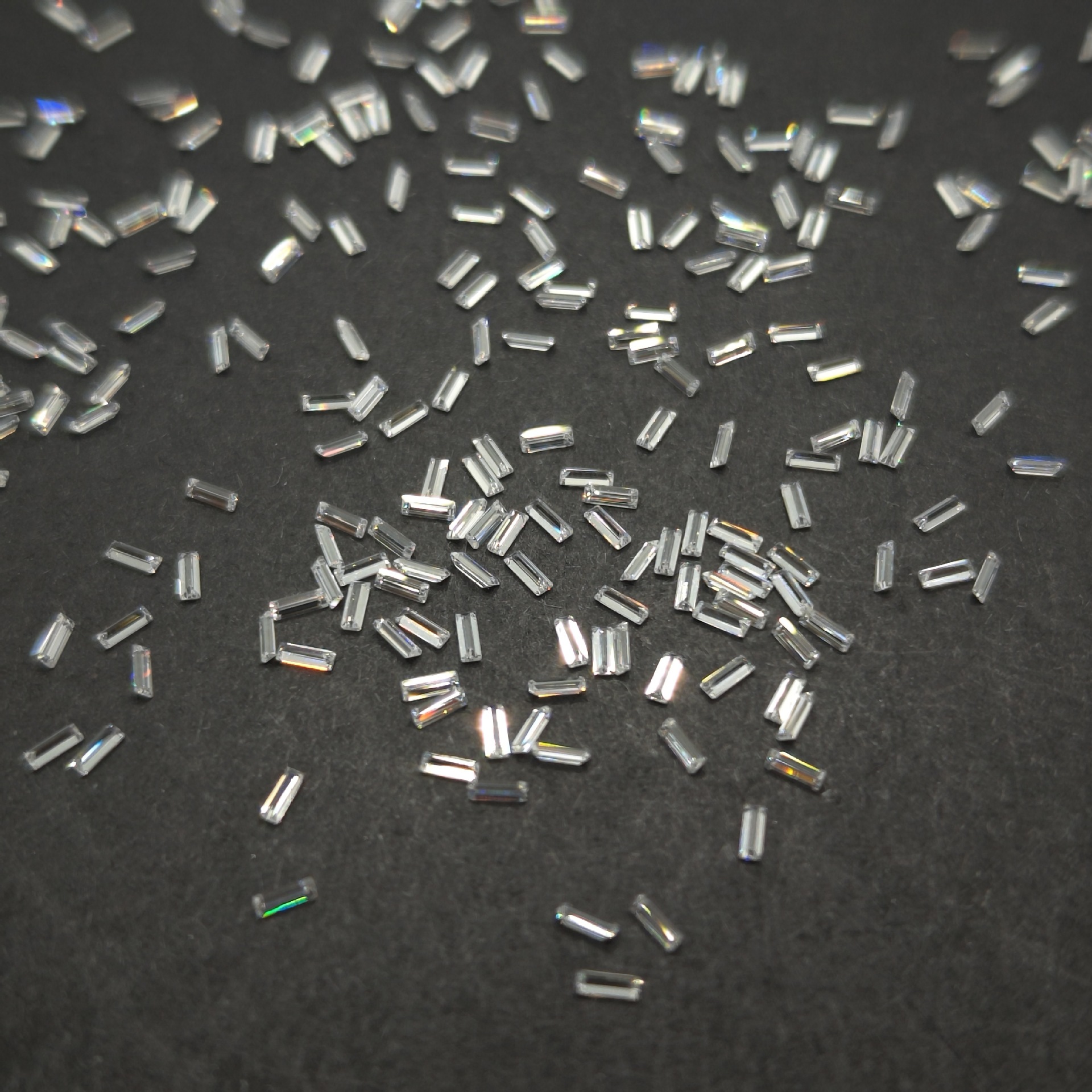 Rectangular Es Right Angle Car Parallel Line Guitai Material 5Aspg Cut Zircon Cubic Zirconia Loose Stone