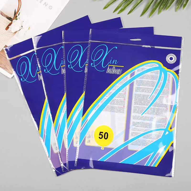 Customized Heat-Sealed Balloon Packaging Bags, Factory Direct Sales of 50/100 Opp Printed Composite Bags, Ready-Made Toy Bags, Etc