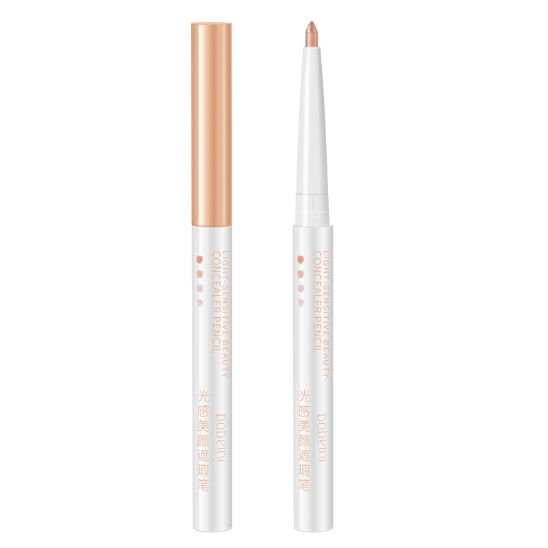 Light Concealer Pen Covers Eyebrows, Conceals Tear Troughs, Dark Circles, Spots, Acne Marks, Modifies Facial Concealer Silkworm Pen for Women