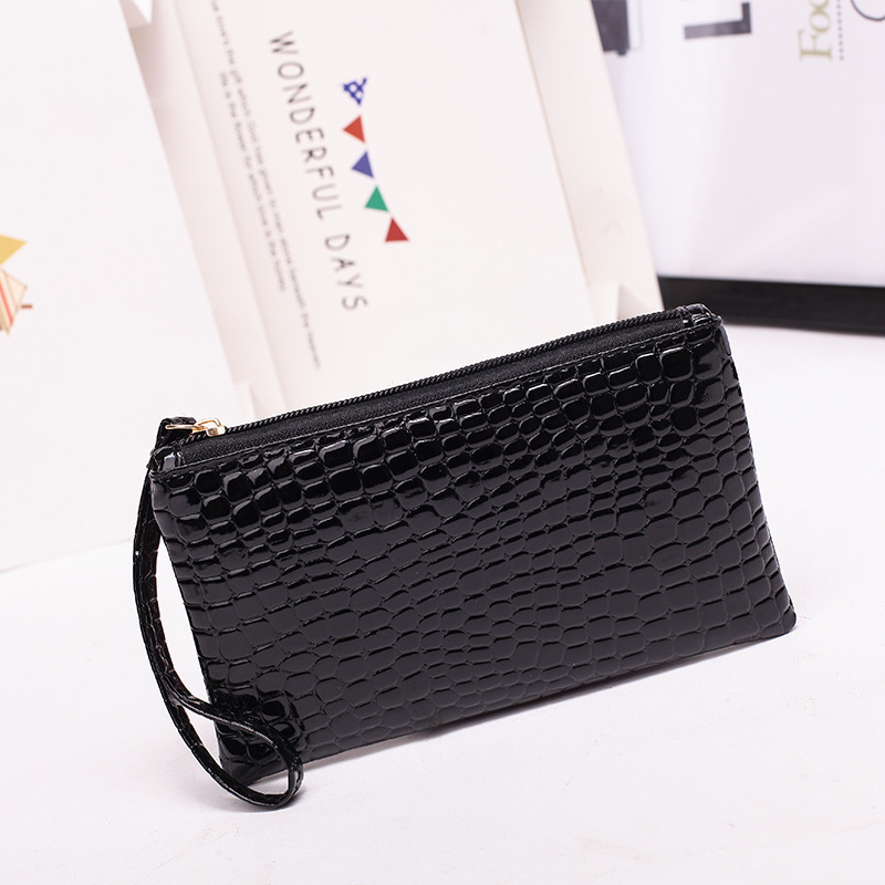 Guangzhou Cross-Border Supply Fashion Clutch Bag Korean Style Mobile Phone Bag Coin Purse Event Gift Manufacturer Wholesale Women's Bag Soft