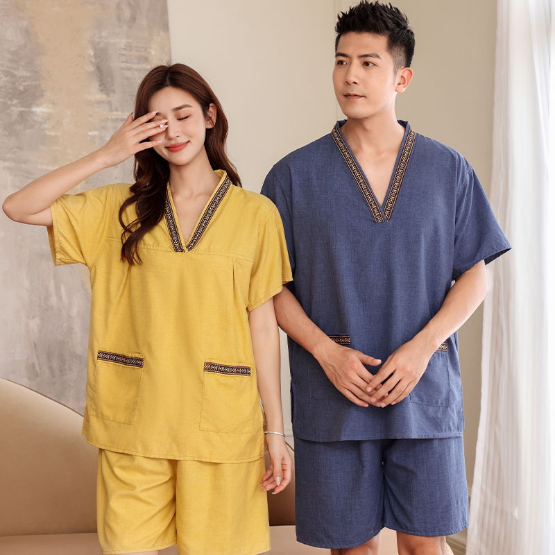 Новый высококачественный женский комплект одежды для сауны, 100% хлопок, впитывающая влагу, оптовая продажа