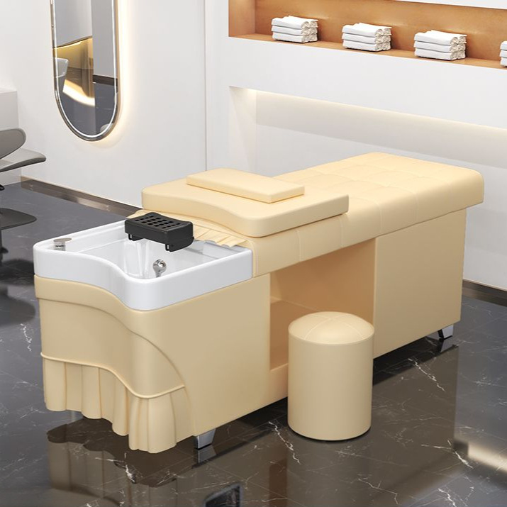 Beauty Bed Thai Head Therapy Shampoo Bed Hair Salon Barber Shop Special Water Heater Fumigation Constant Temperature Water Circulation Shampoo Bed