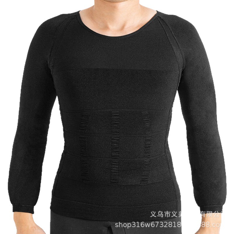 Factory Ready-Made Seamless Men's Shapewear Bodyshaper High Elastic Tummy Control Corset Corset Shaping Bodysuit