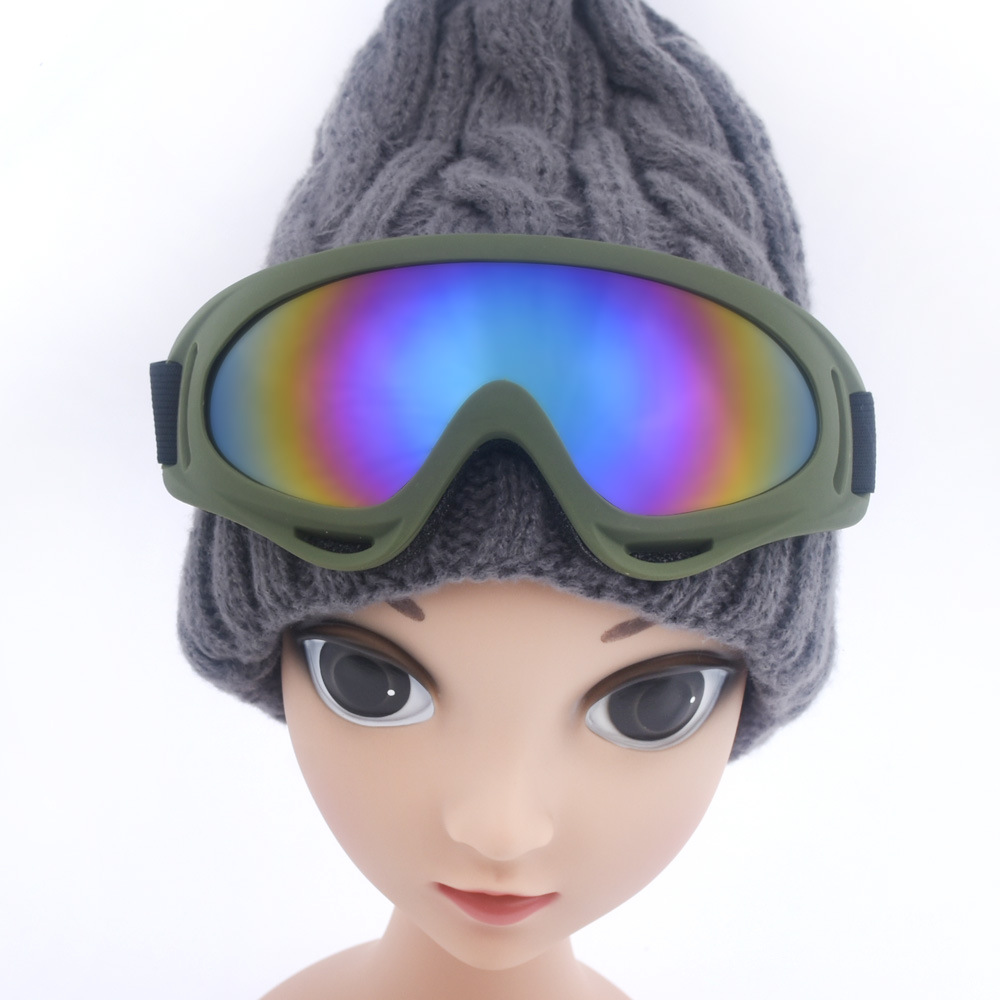 X400 outdoor adult children's male and female ski goggles mountaineering protective ski glasses motorcycle goggles labor protection eye protection