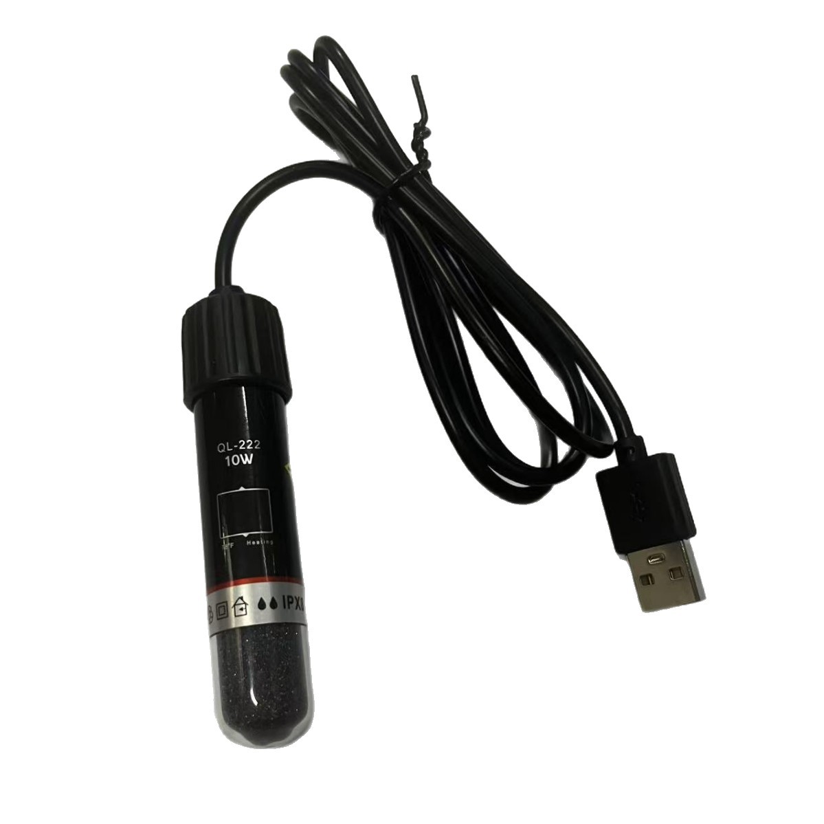 Mini Heating Rod Small Fish Tank Automatic Constant Temperature Heating Micro USB Thermostat Tropical Fish Heating Quartz Glass