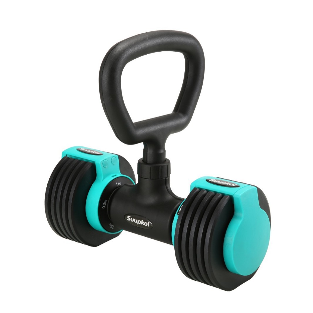 Fengqian patent dumbbell converter barbell Rod kettle bell handle curved bar home fitness equipment cross-border