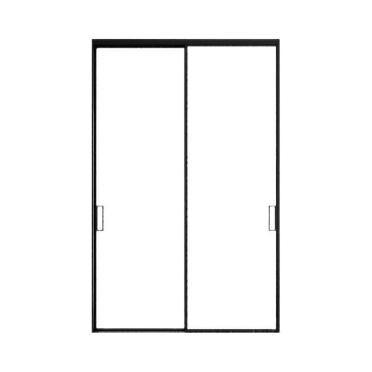 Раздвижная дверь для кухни и балкона, трехсторонняя связь, раздвижная дверь для гостиной и ванной, дверь из закаленного стекла, алюминиевая перегородка