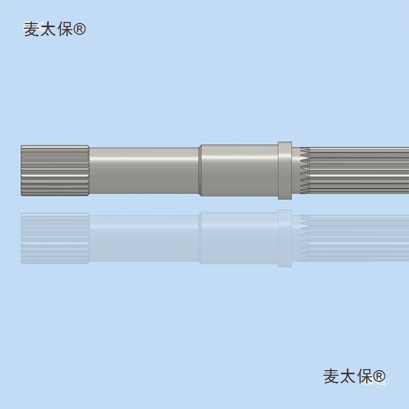 Double Screw Granulator 40Cr Mandrel Shaft Core Screw Shaft 65.75.95 Machine Forged Spline Shaft Metabo